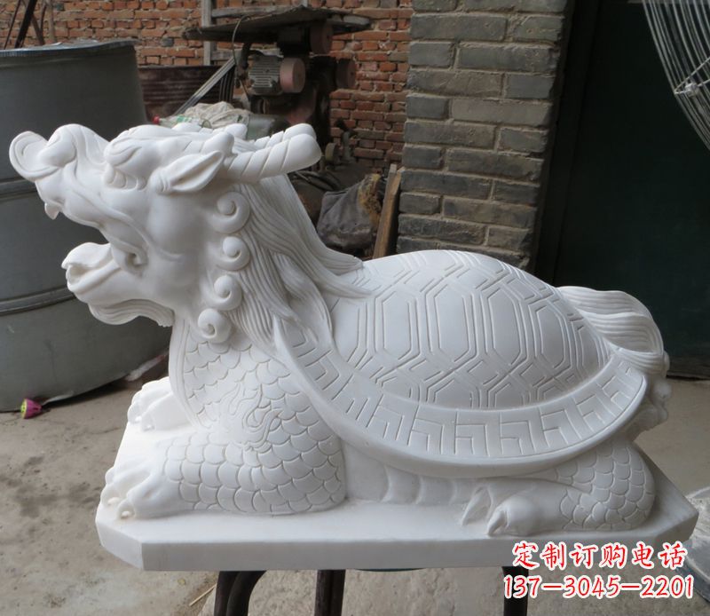 廊坊汉白玉龙龟雕塑公园景观