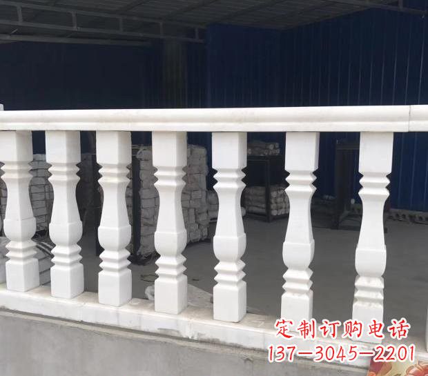 廊坊汉白玉欧式栏杆雕塑,精美绝伦