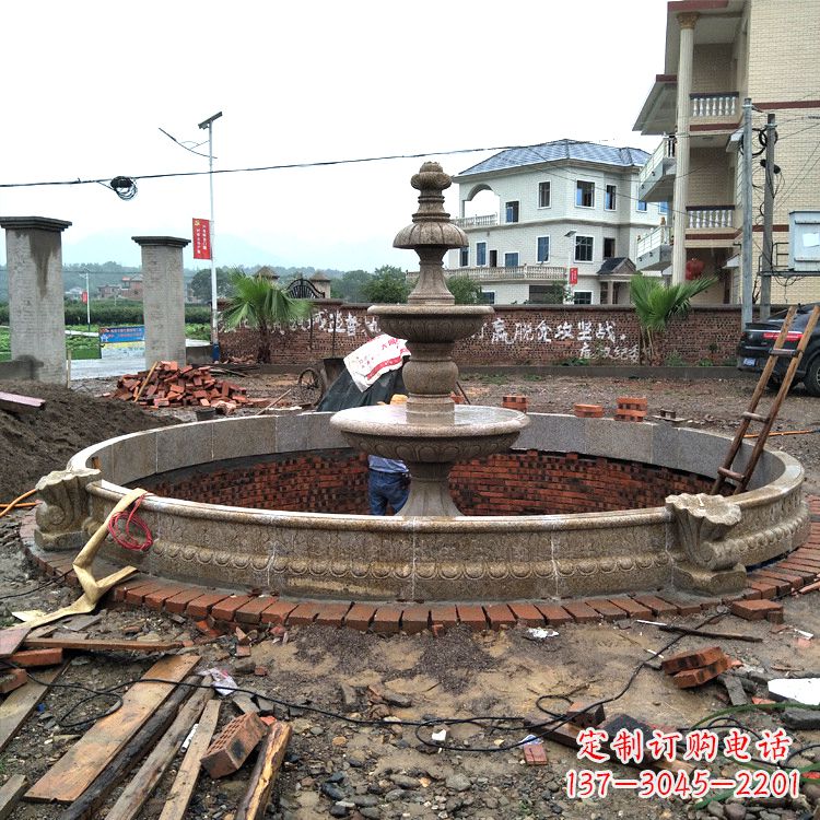 廊坊汉白玉喷泉石雕