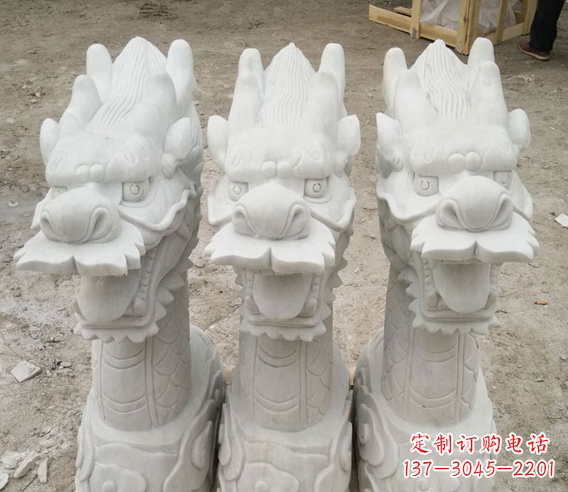 廊坊中领雕塑独特的玉喷水龙雕