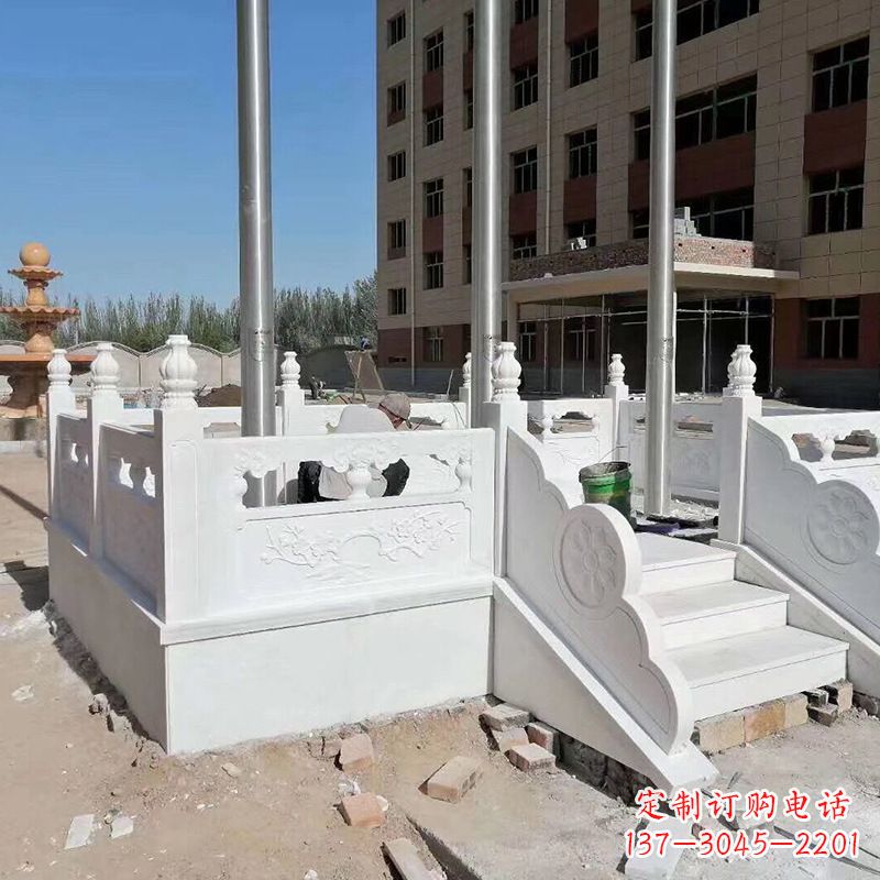 廊坊汉白玉企业升旗台