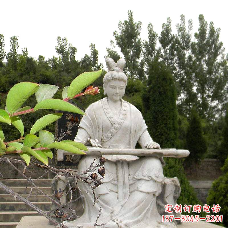 廊坊蔡文姬石雕,见证历史美女蔡文姬的魅力