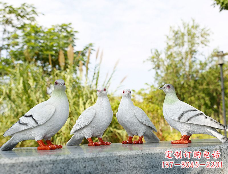 廊坊中领雕塑-象征和平的标志之鸽