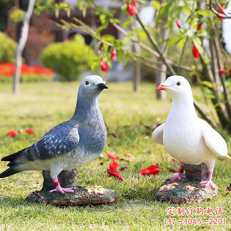 廊坊和平鸽的雕塑