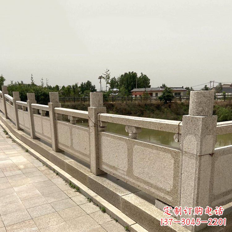 廊坊中领雕塑河道石栏板雕塑:定制精美绝伦