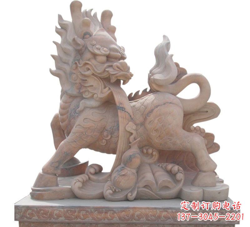 廊坊魅力十足的麒麟石雕