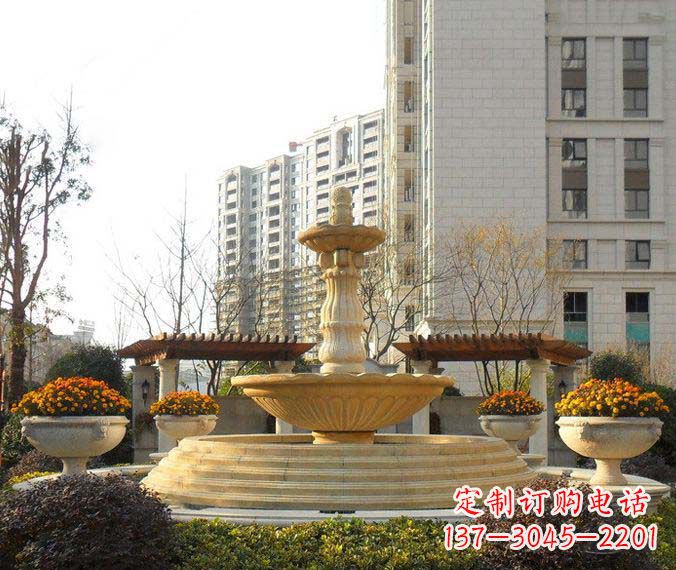 廊坊多层喷泉石雕,一个非凡的视觉盛宴