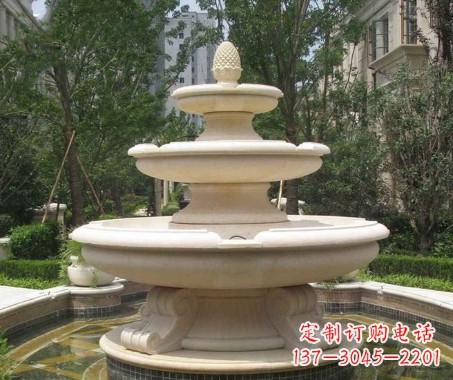 廊坊丰富精美的喷泉石雕
