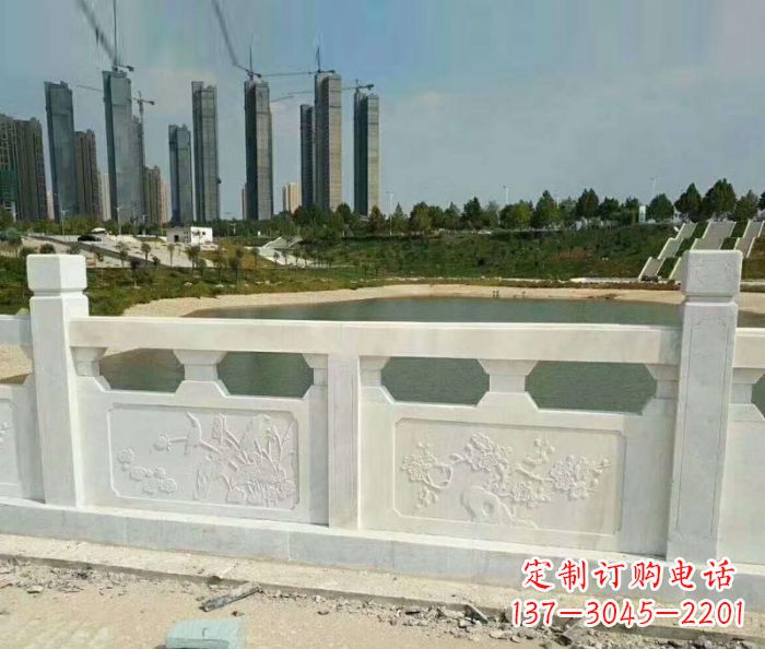 廊坊护城河建筑石雕栏板,精美绝伦