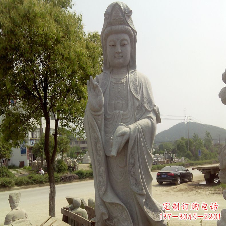 廊坊花岗岩观音菩萨石雕