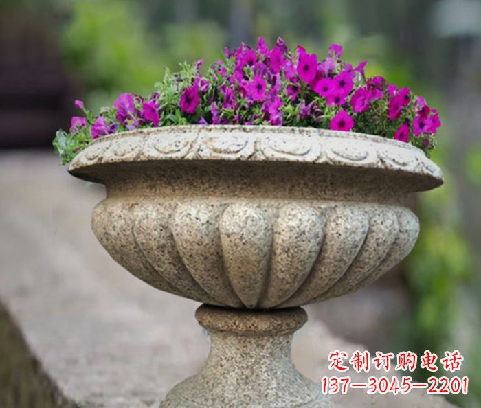 廊坊专业的花岗岩花盆石雕