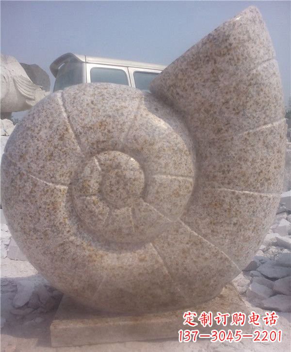 廊坊花岗岩蜗牛石雕