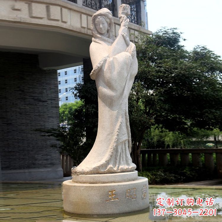 廊坊画工弃市典故人物王昭君大理石雕塑