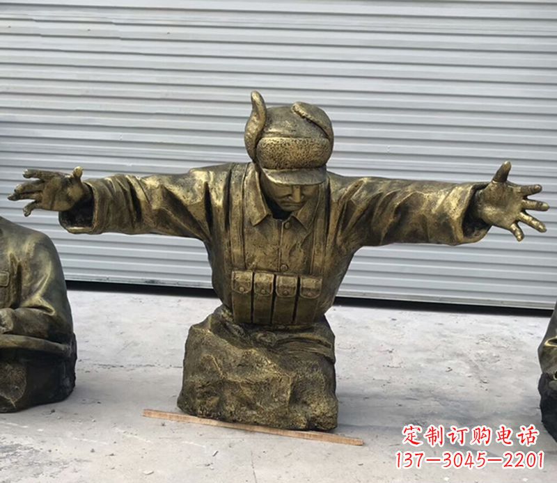 廊坊黄继光铜雕