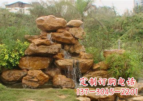 廊坊黄蜡石假山雕塑,古典美感与精细工艺的完美结合
