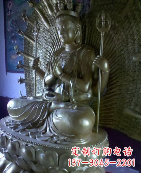 廊坊中领雕塑:高质量黄铜佛像雕塑
