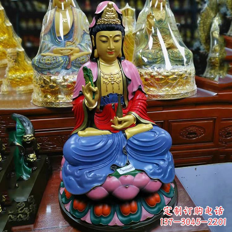 廊坊黄铜观音雕像,让您的家居增添神秘感