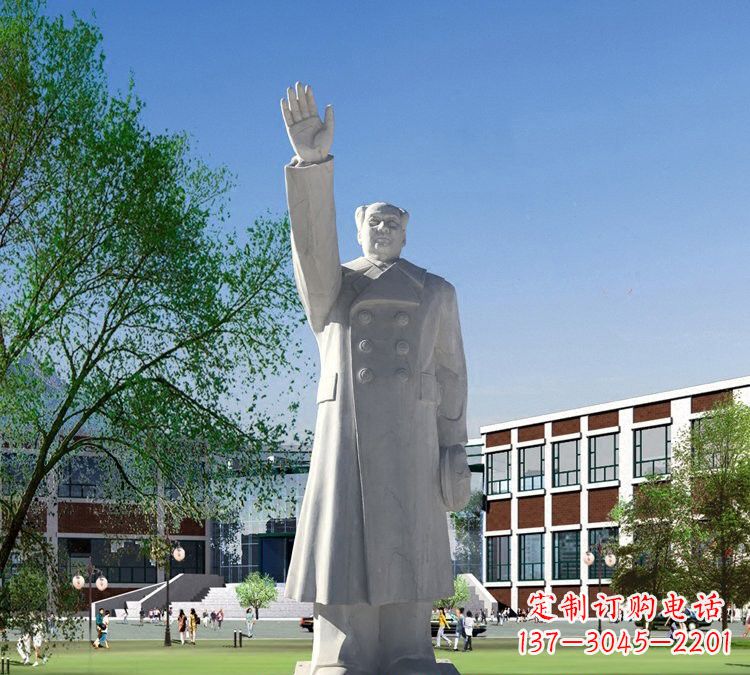 廊坊品质精湛的毛主席石雕