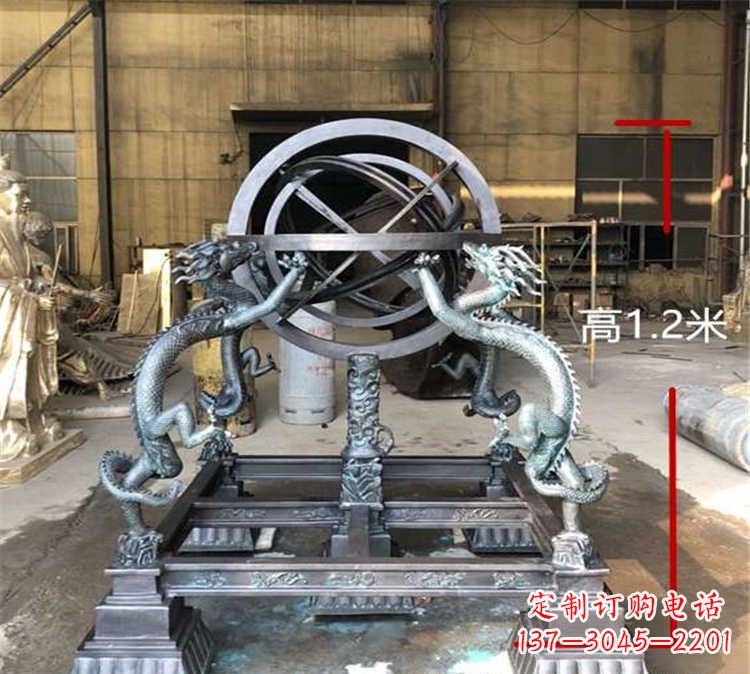 廊坊浑天仪古代仪器校园景观雕塑