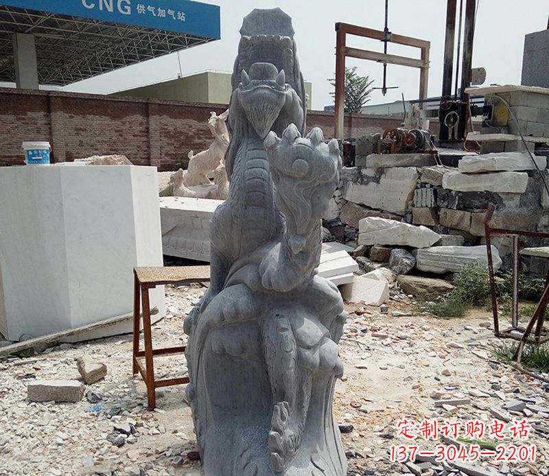 廊坊神奇精美的蛟龙出海雕塑
