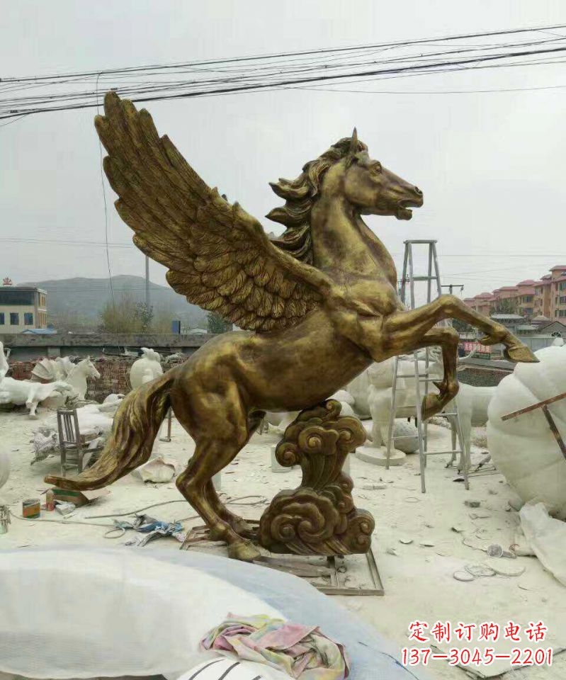 廊坊祥云飞马铜雕,艺术品之美