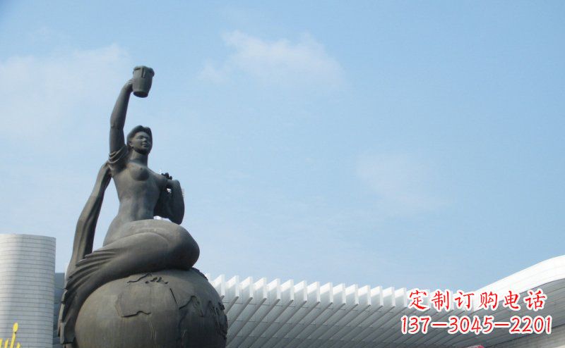 廊坊中领雕塑推出的精美雕塑——铜铸地球塑像,…