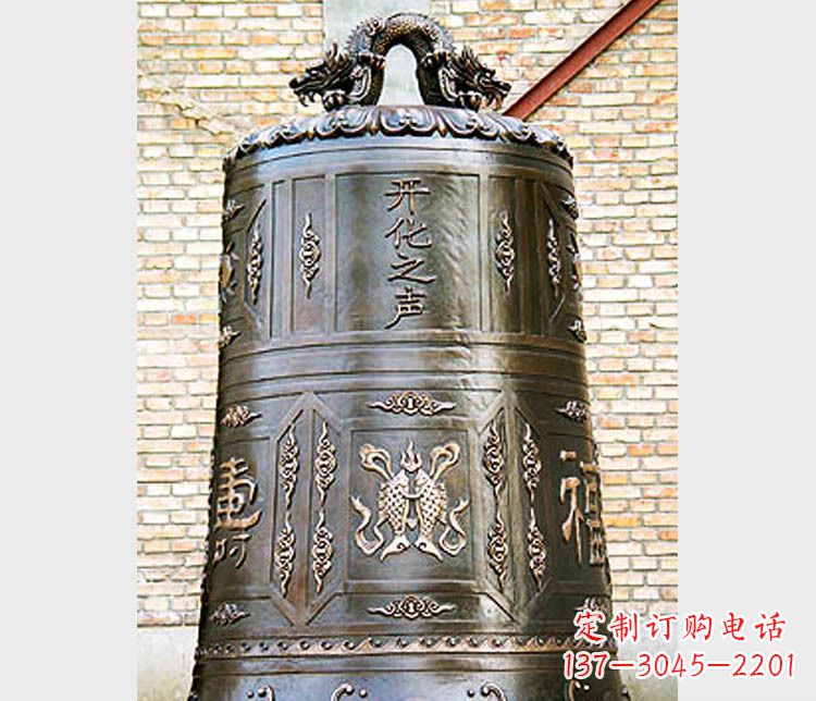 廊坊金光寺景观铜钟