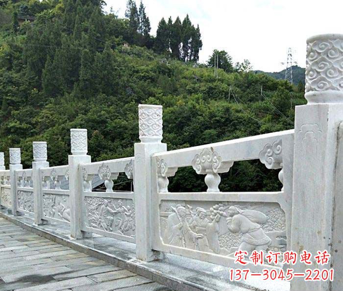 廊坊景区大理石栏板石雕 (4)