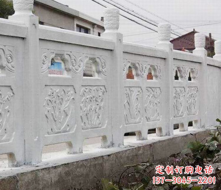 廊坊优雅大理石栏板雕塑