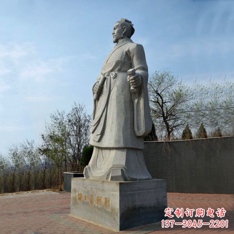 廊坊中国荆轲铜雕塑,给景区广场趣味增添历史感