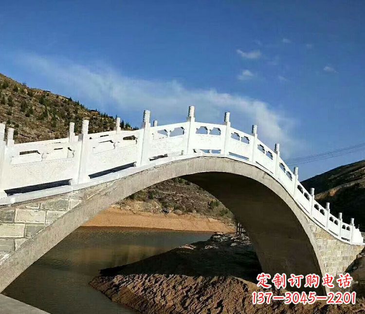 廊坊卓越之作:汉白玉拱桥雕塑