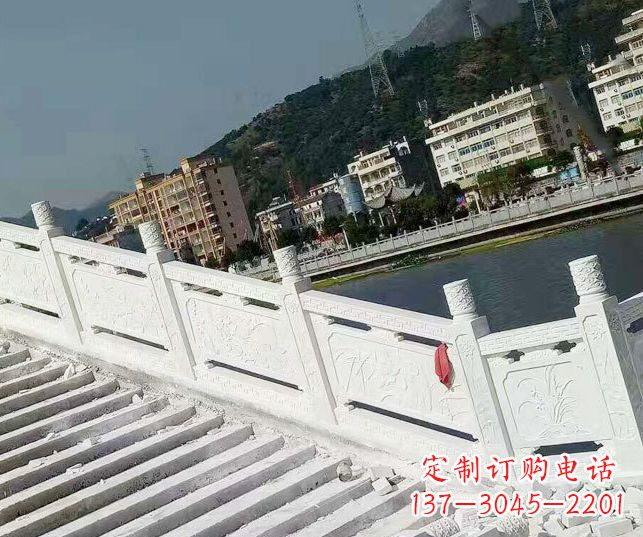 廊坊山东汉白玉栏板石雕