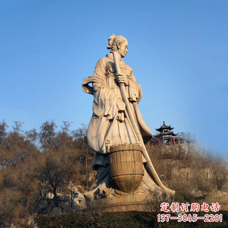 廊坊重温历史的美女雕塑