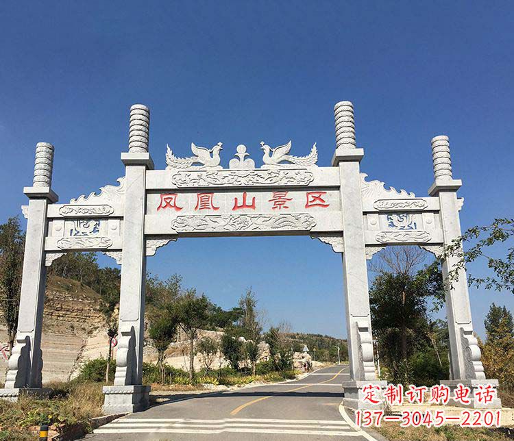 廊坊中领雕塑:高质量牌坊石雕
