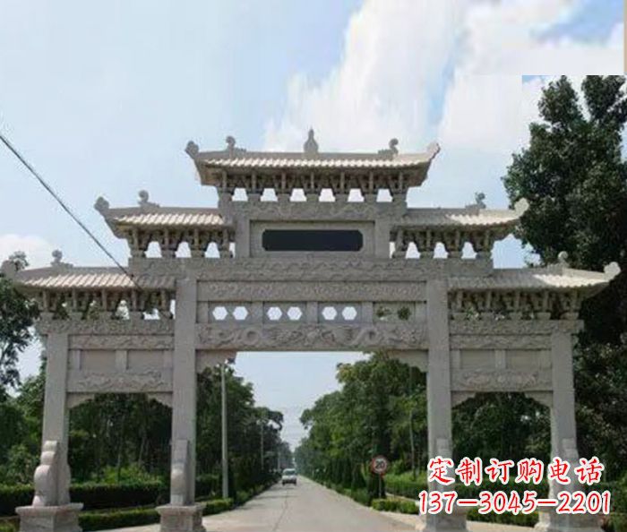 廊坊高品质牌坊石雕,专为客户量身定制