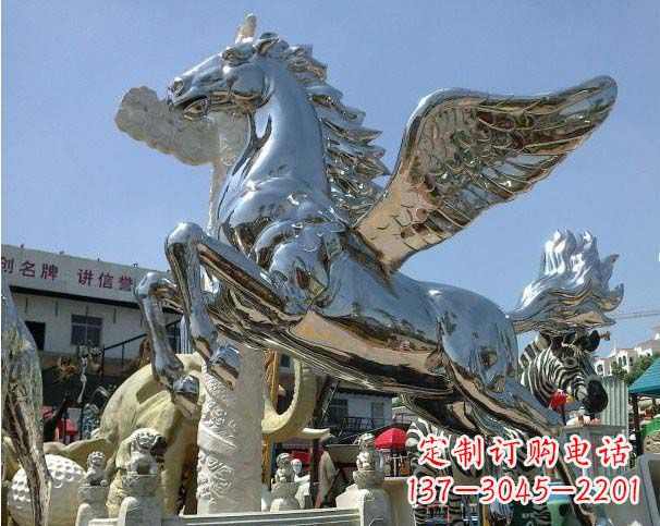 廊坊中领雕塑定制的飞马雕塑