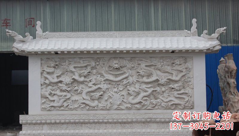 廊坊九龙壁石雕