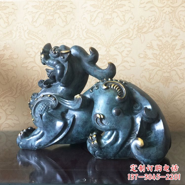 廊坊中领雕塑貔貅雕塑——象征着福祉和吉祥