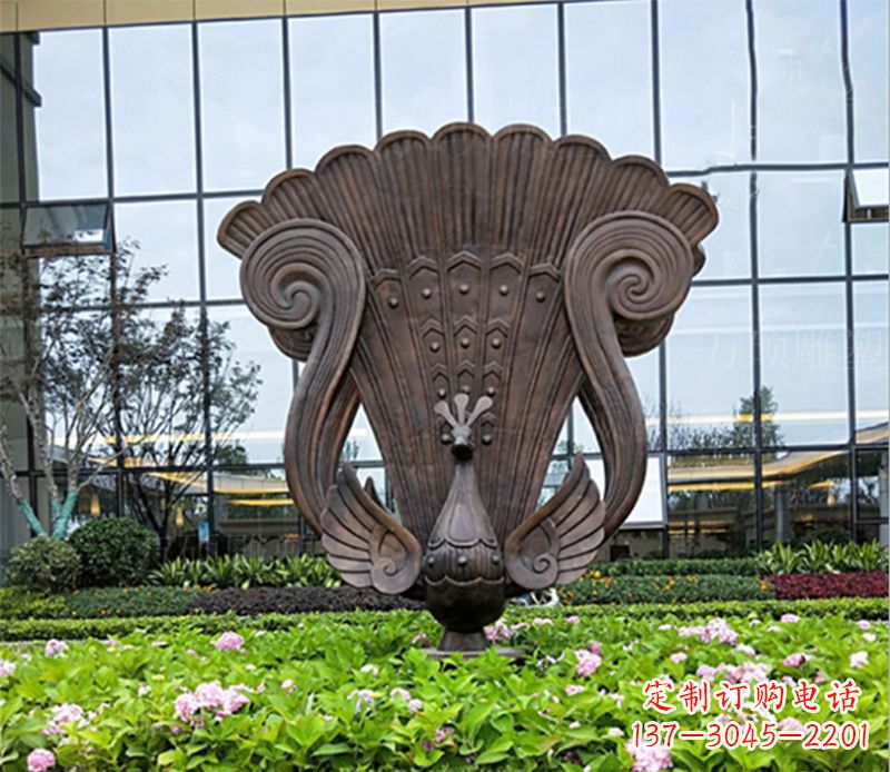 廊坊孔雀动物雕塑