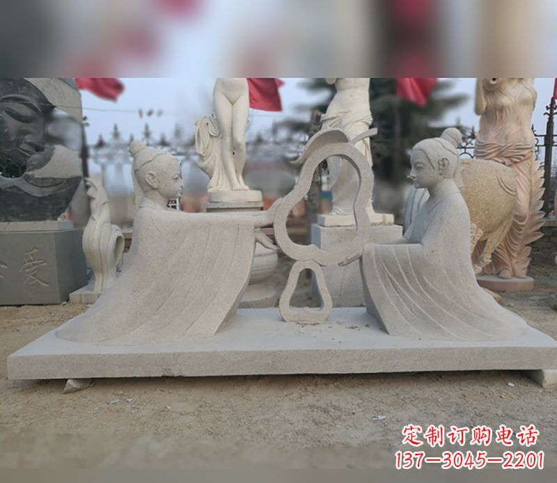 廊坊选择传统工艺,重现古代大臣孔融的精致雕塑