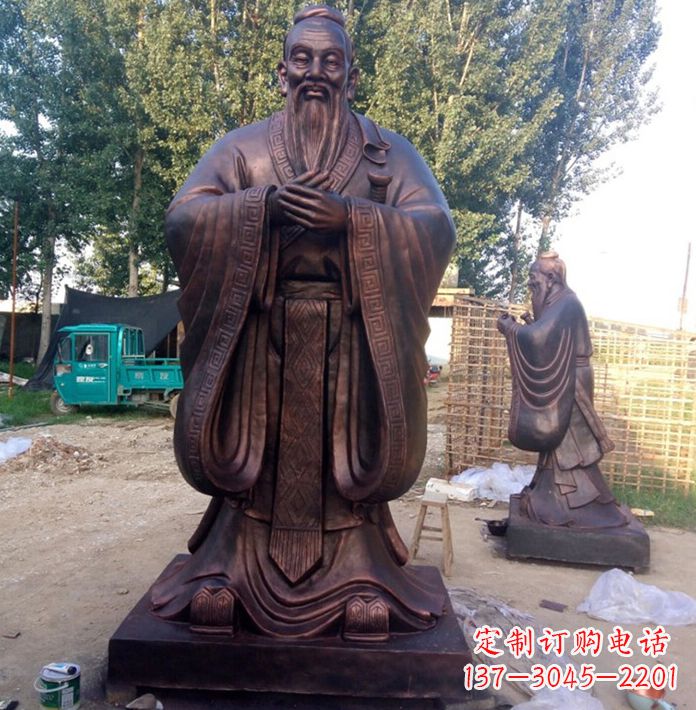 廊坊具有传奇色彩的孔子雕塑