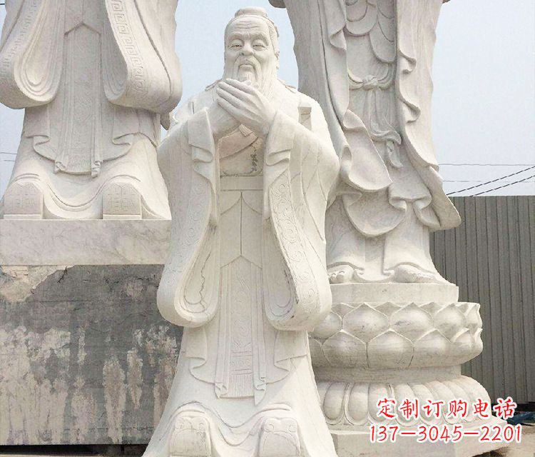 廊坊孔子三雕像