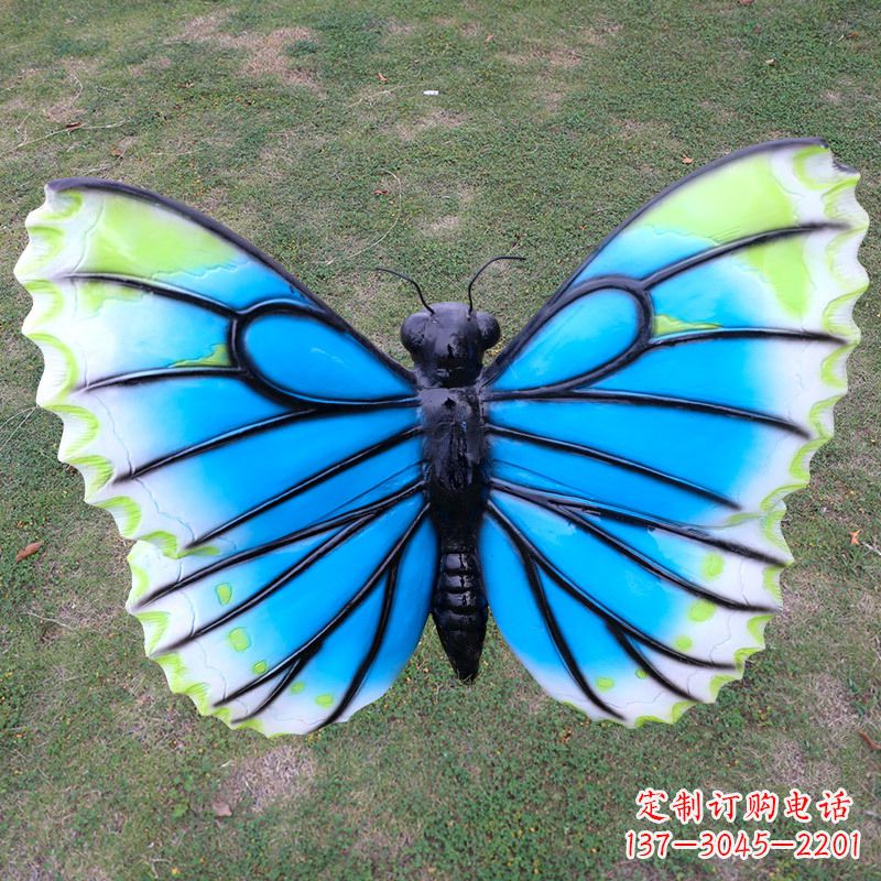 廊坊全新设计的蝴蝶雕塑仿真摆件