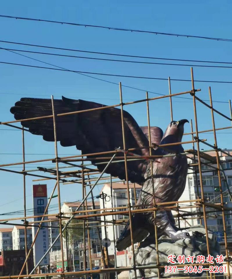 廊坊高雅精致精美老鹰铜雕