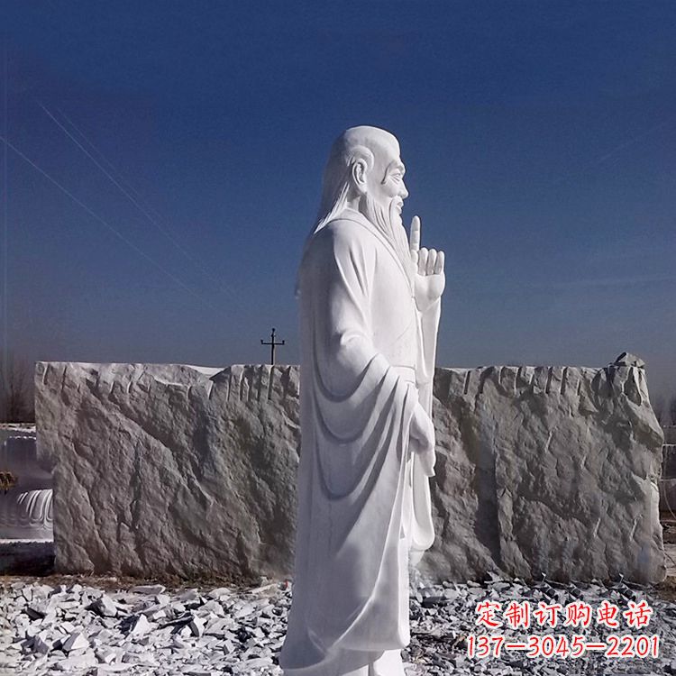廊坊精美老子雕塑,充满哲学精髓