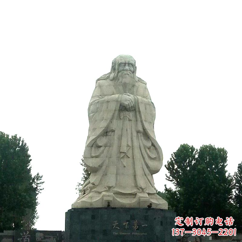 廊坊老子岩雕像是由中领雕塑定制厂家打造的一件…