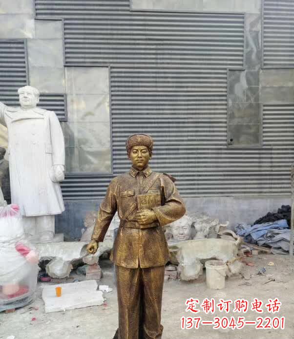 廊坊雷锋雕塑,传承志愿精神