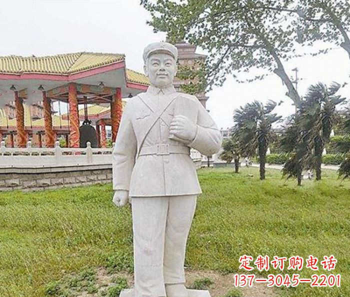 廊坊雷锋校园名人石雕