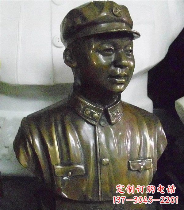廊坊雷锋胸像校园玻璃钢雕塑