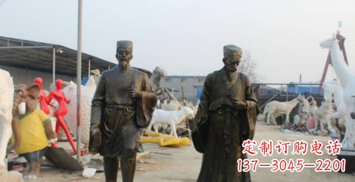廊坊李时珍人物铜雕